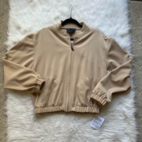 ASOS DESIGN Mens Smart 80s Oversized Bomber Jacket Size Small NWT - Picture 4 of 12